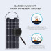 100 Watt 12 Volt Flexible Monocrystalline Solar Panel